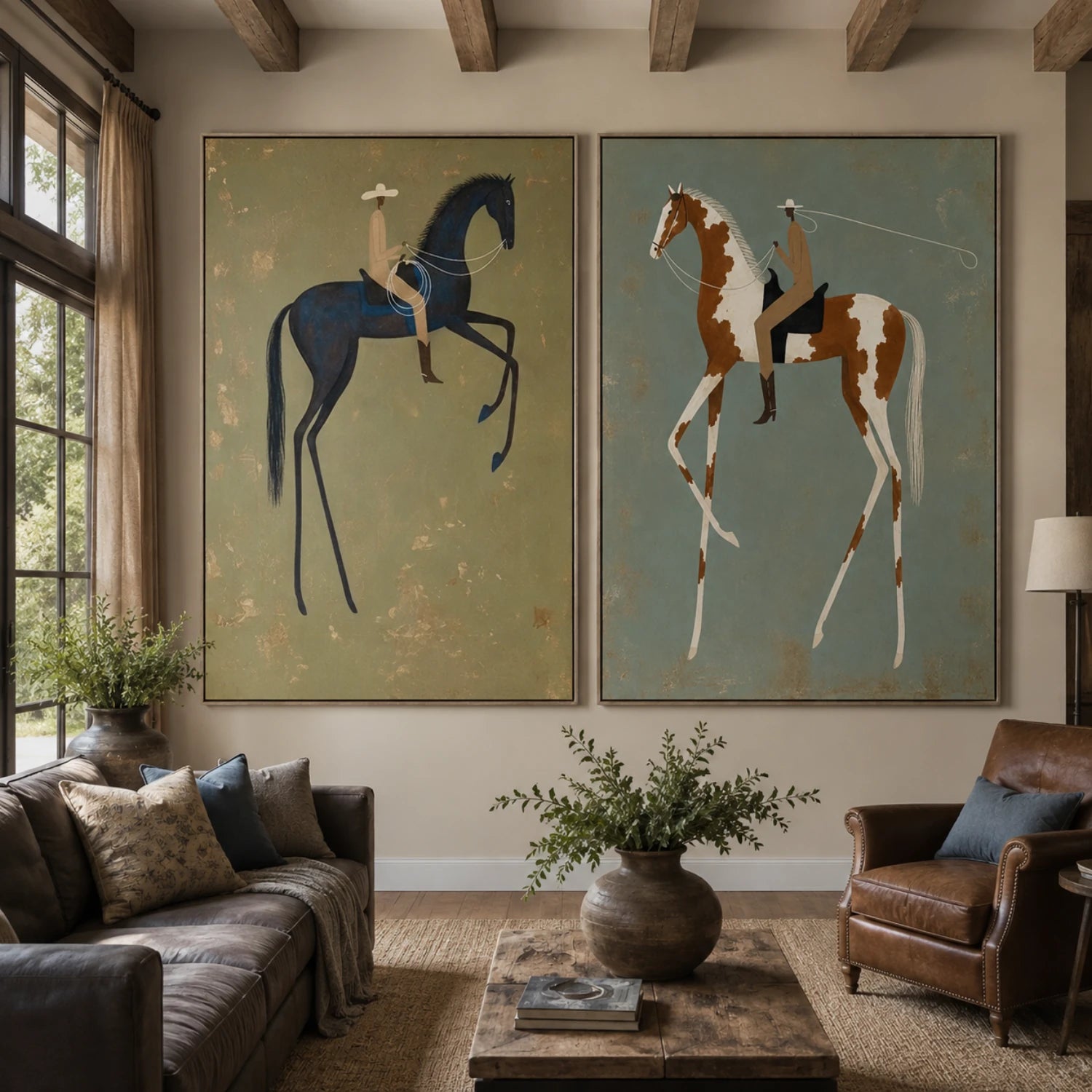 Vintage Americana Art | Twin Cadence