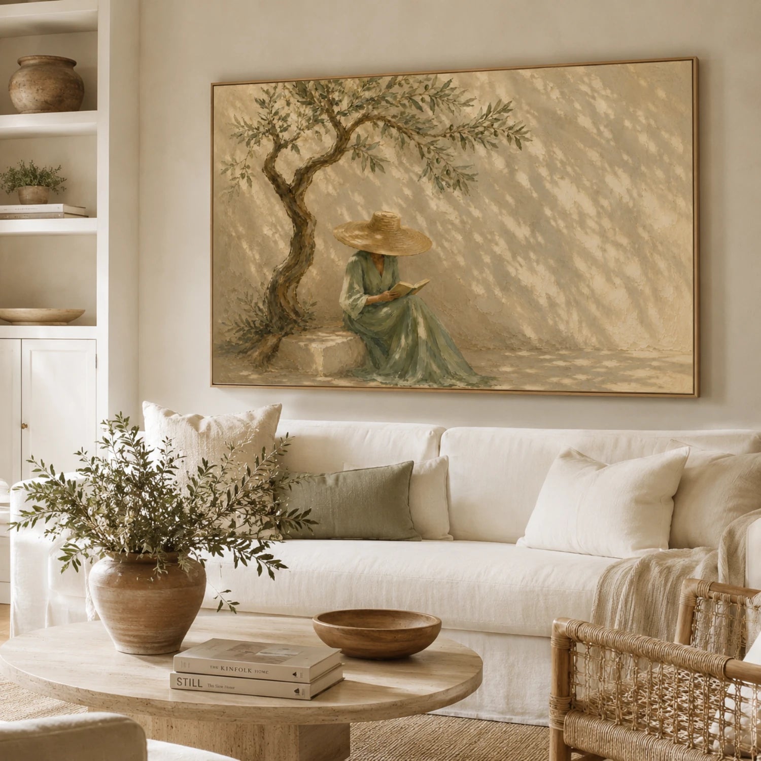 Vintage Americana Art | Where the Light Learns Silence