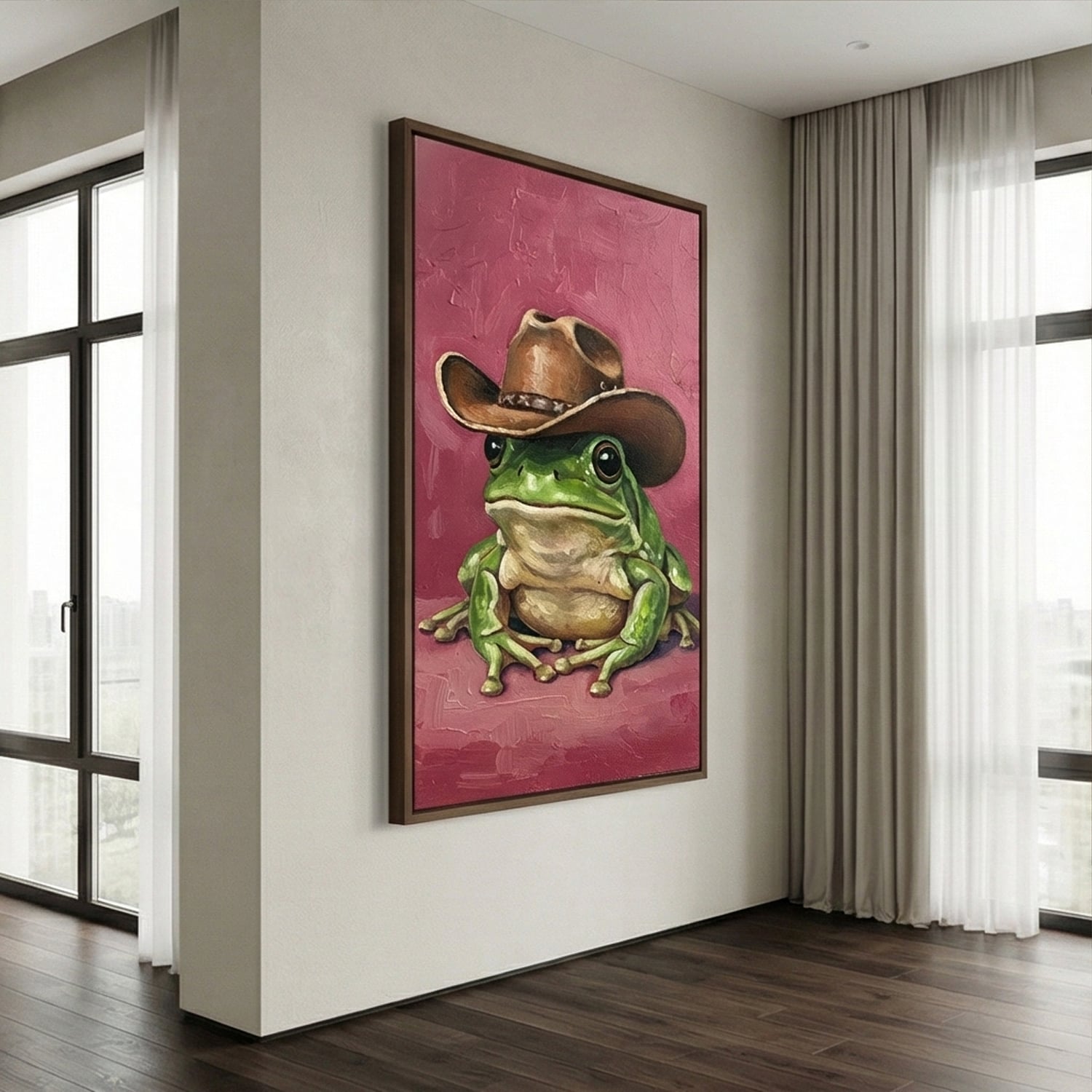 Surreal Art | Frog in Cowboy