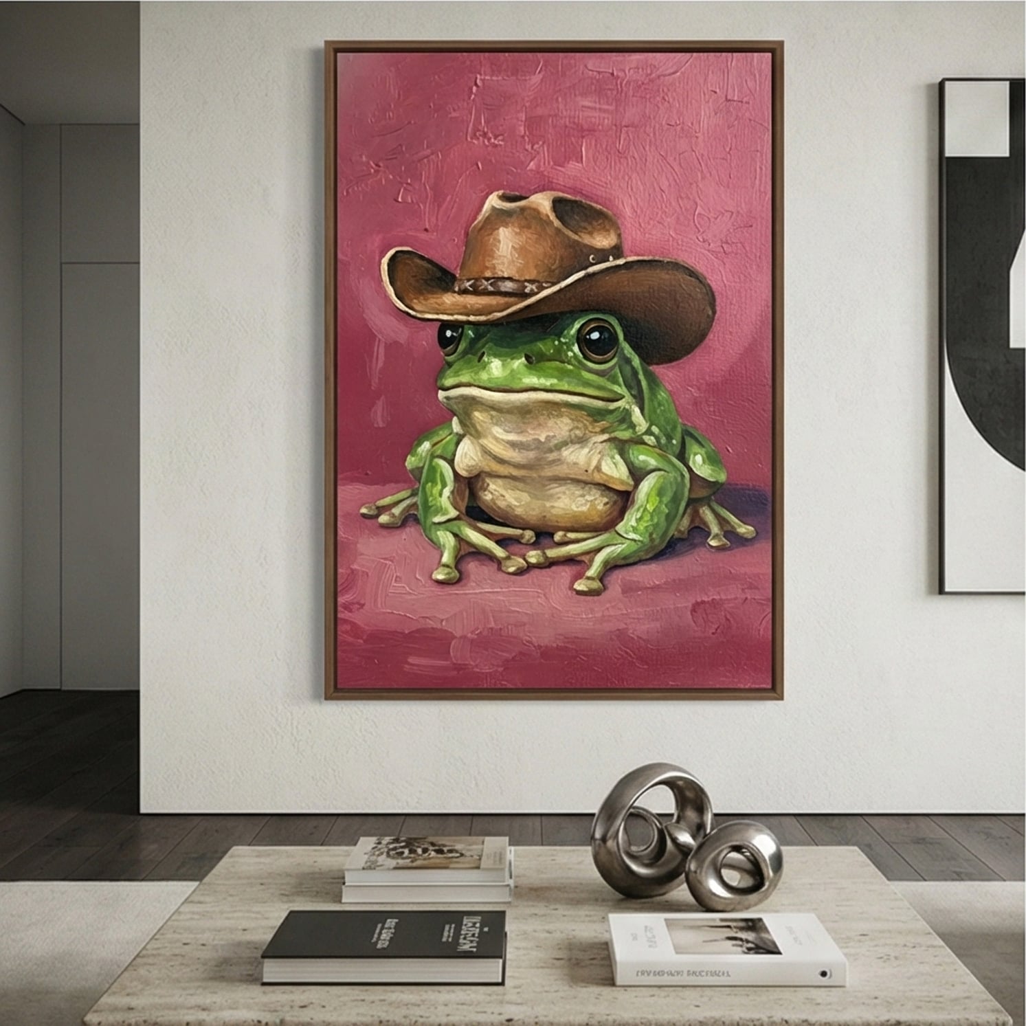 Surreal Art | Frog in Cowboy