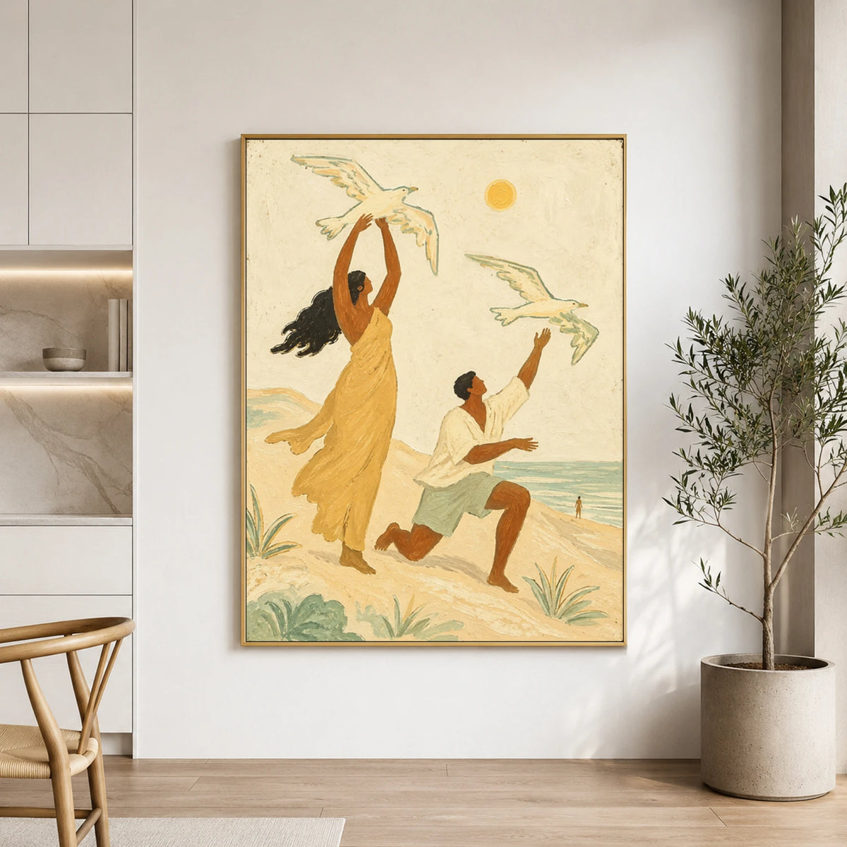 Vintage Americana Art | Dune And Wing