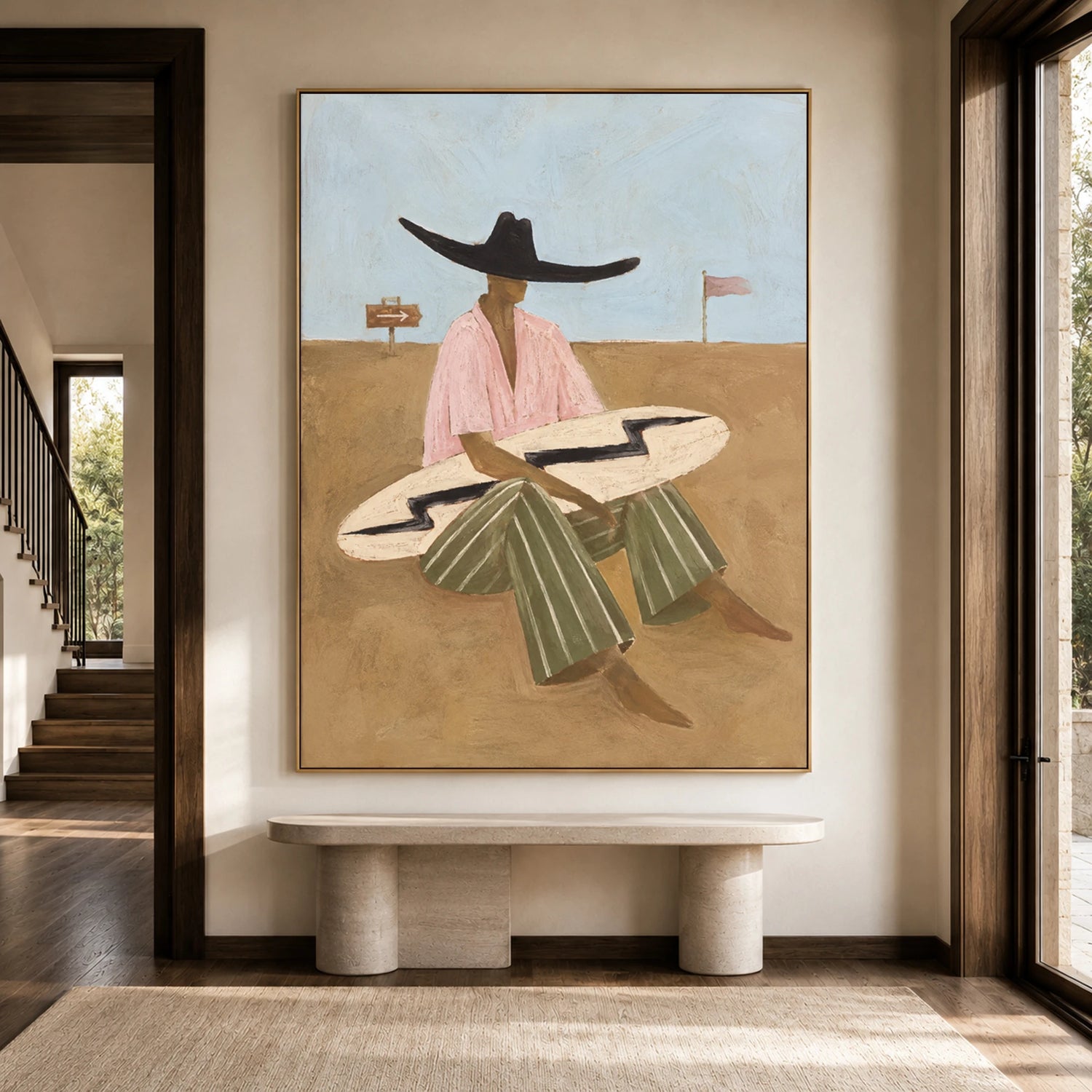 Western Folk Art｜Desert Surfer