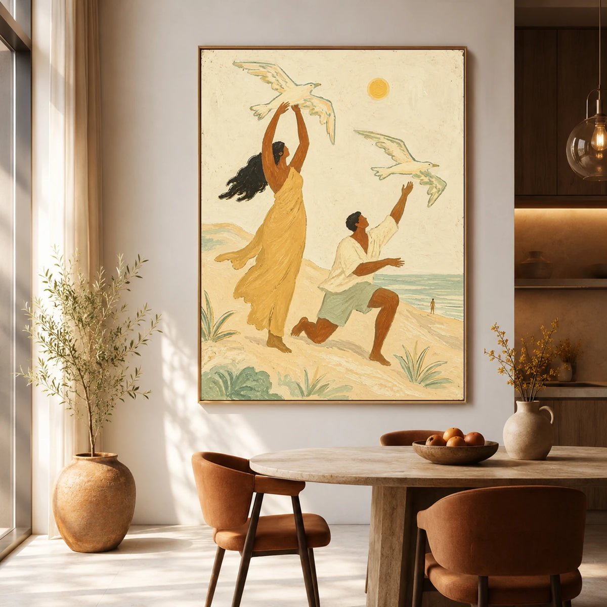 Vintage Americana Art | Dune And Wing