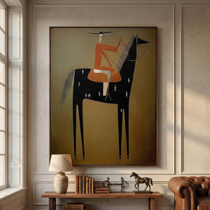 Vintage Americana Art | Equestrian Reverie
