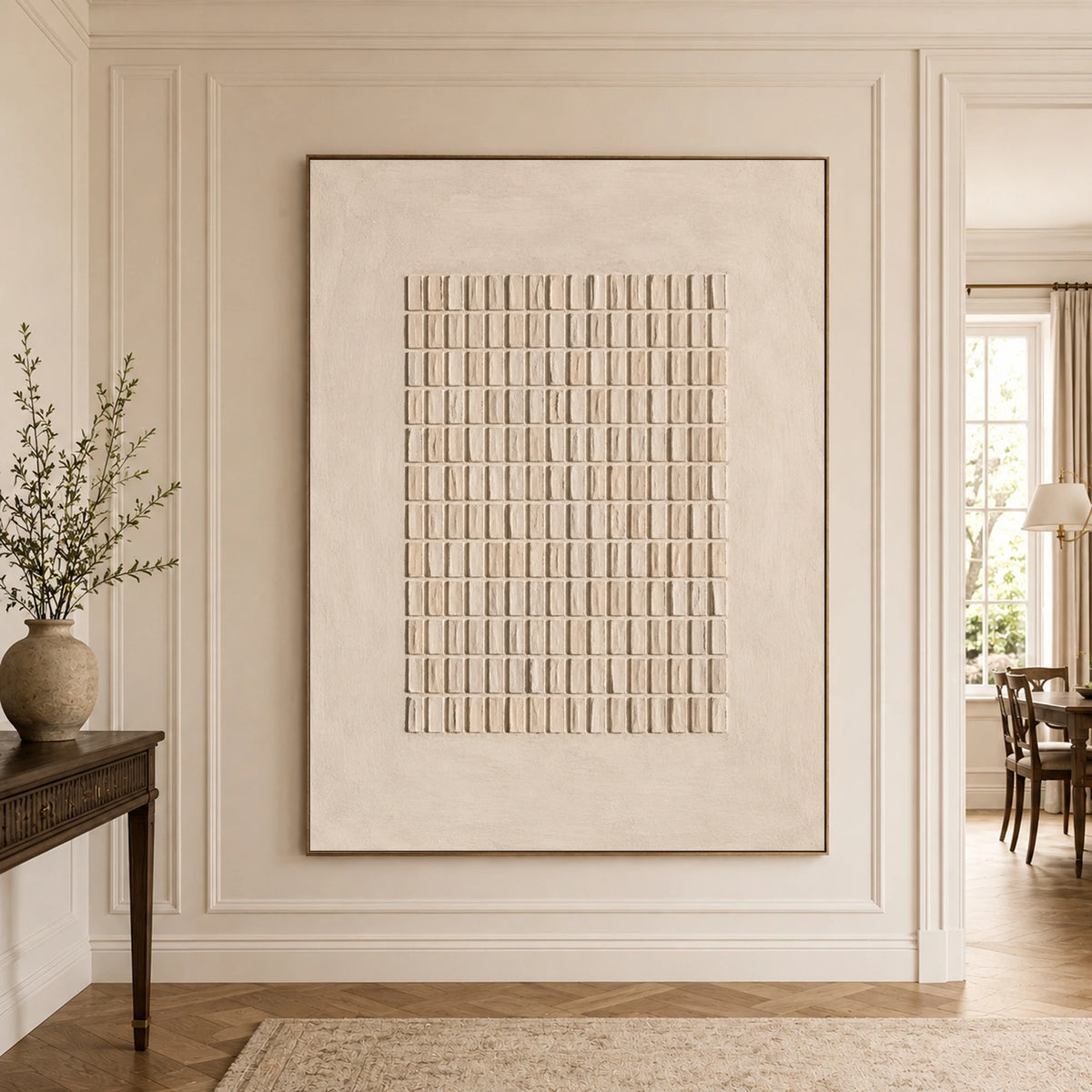 3D textured Art | Ivory Rhythm Study