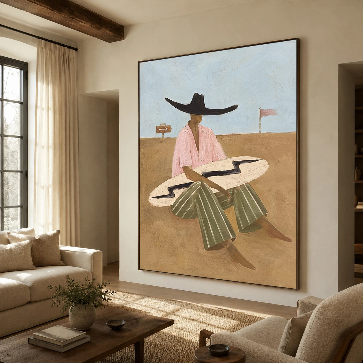 Western Folk Art｜Desert Surfer