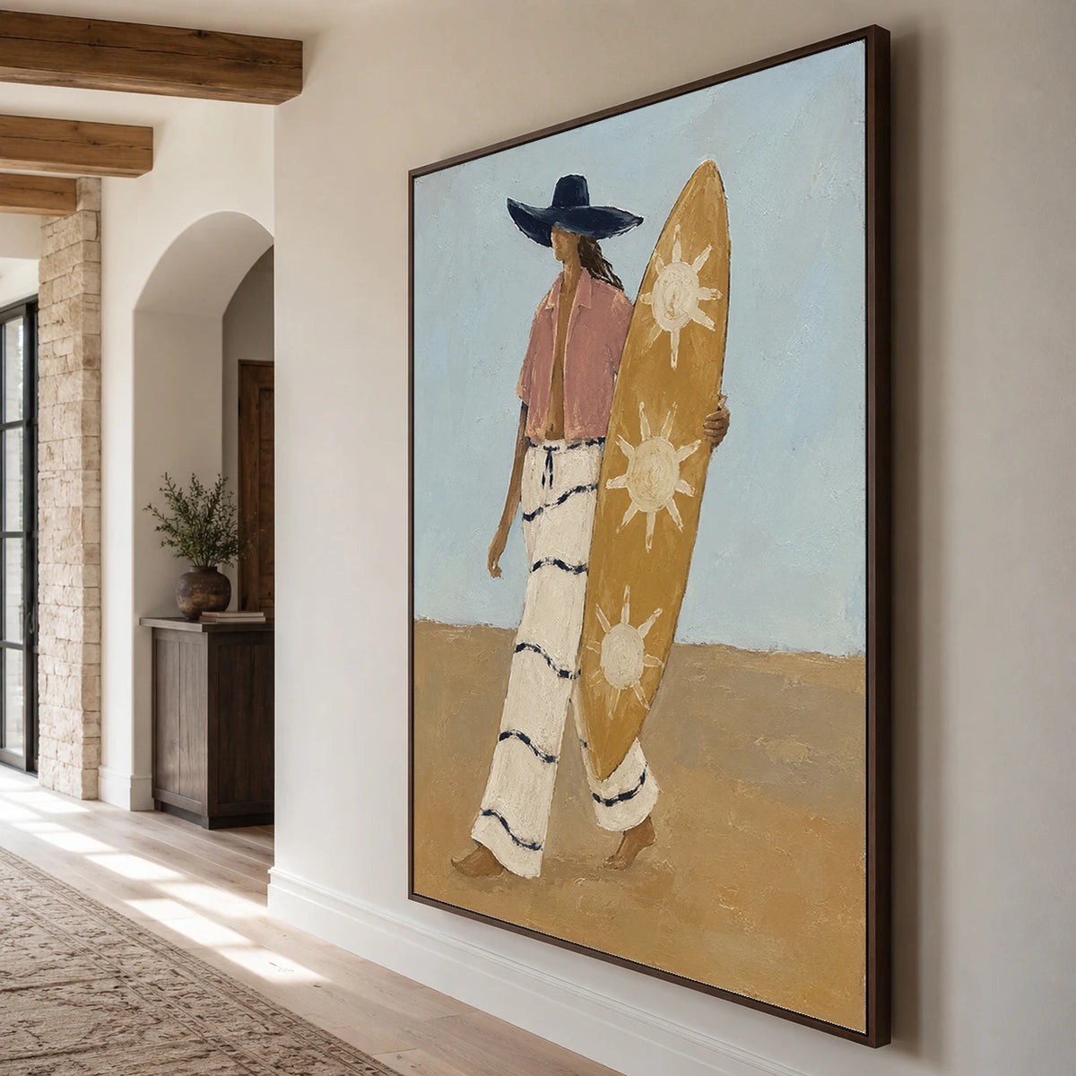 Western Folk Art｜Coastal Surf Rider
