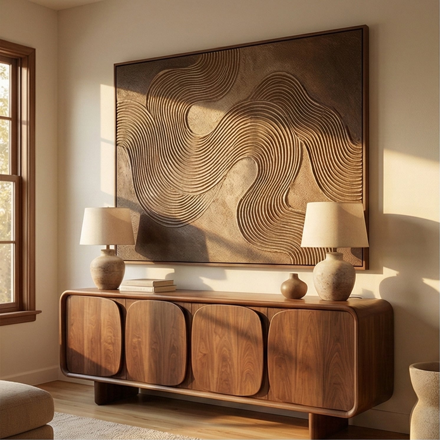 3D-Textured Art | Topographic Flow