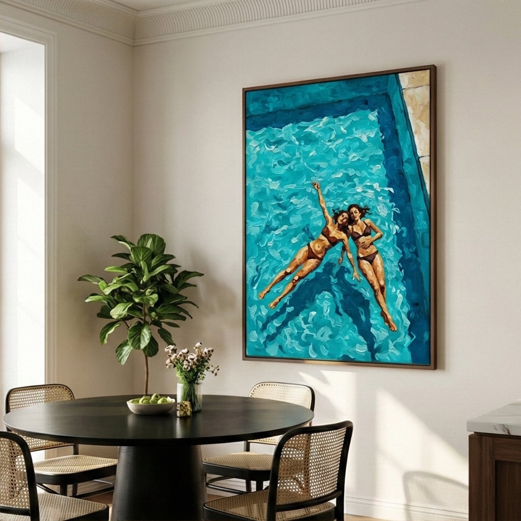 Impressionist Art | Poolside Drift