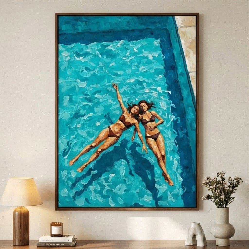 Impressionist Art | Poolside Drift