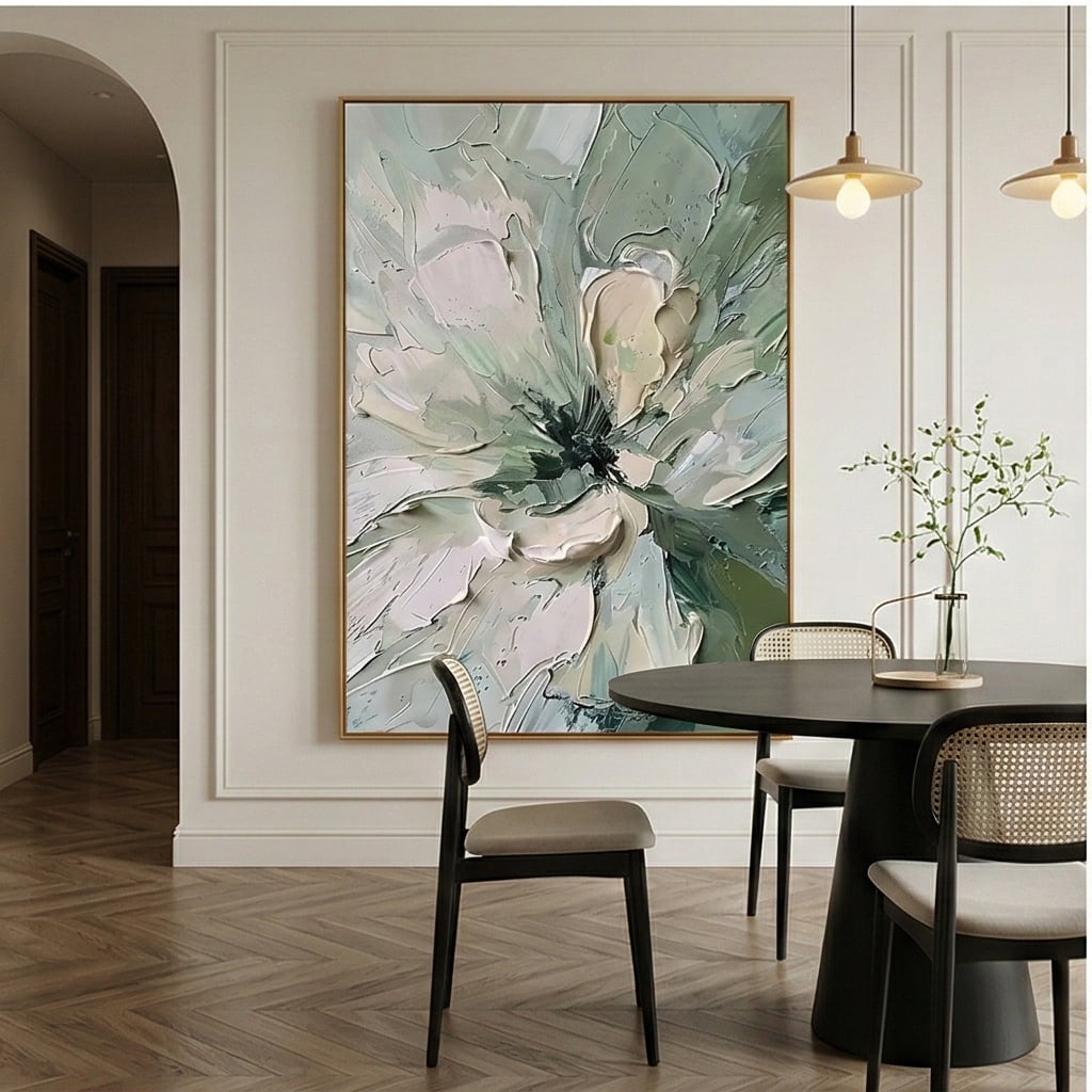 3D textured Art | Seafoam Bloom