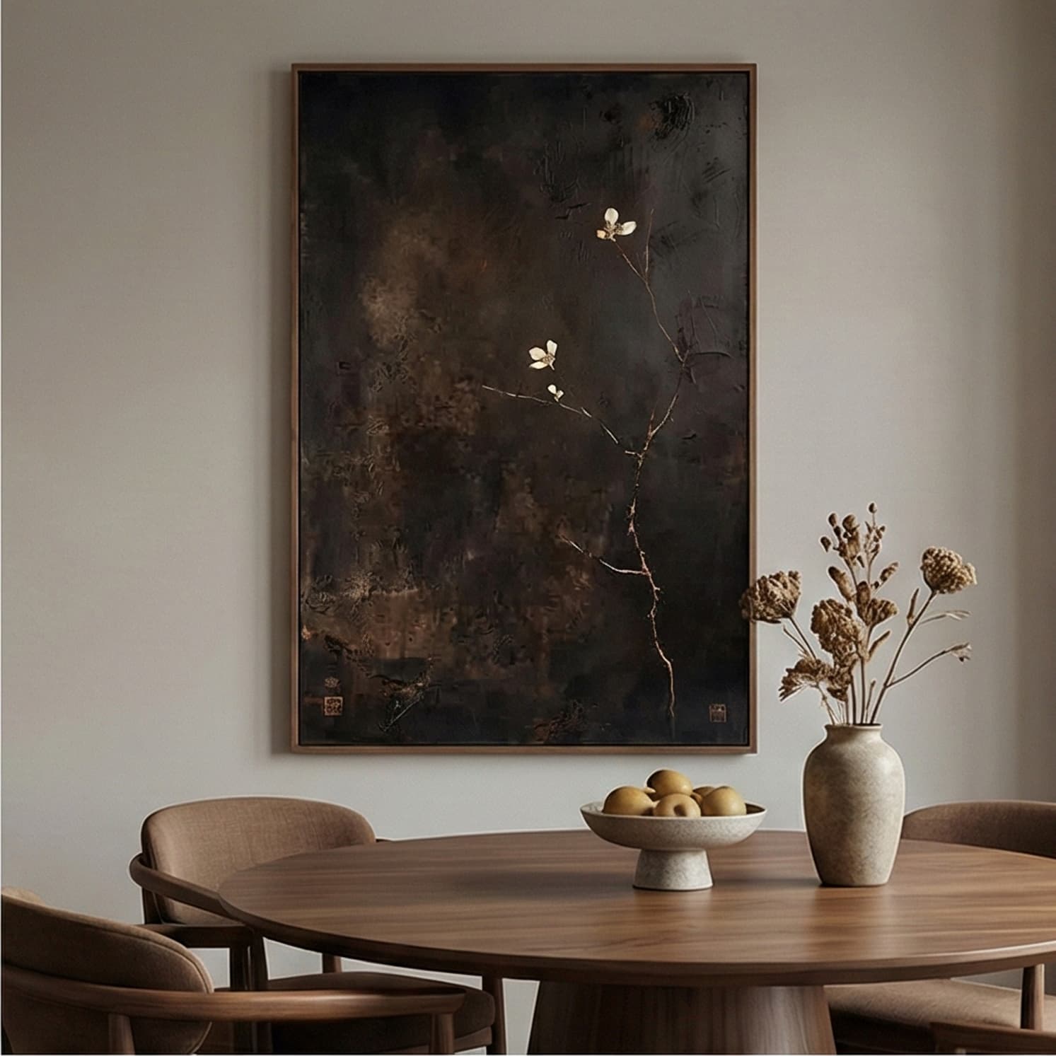 Wabi-Sabi Art | Dark Bloom