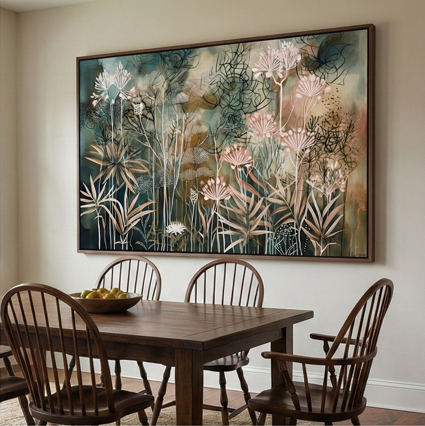 Bohemian Art |  Botanical Library Serenity