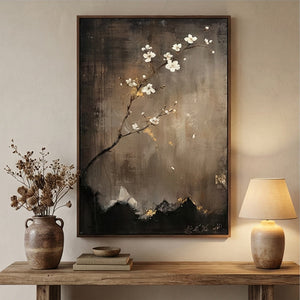Wabi-Sabi Art | Plum Blossom Elegance