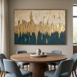 Contemporary Luxe Art |Gilded Resonance