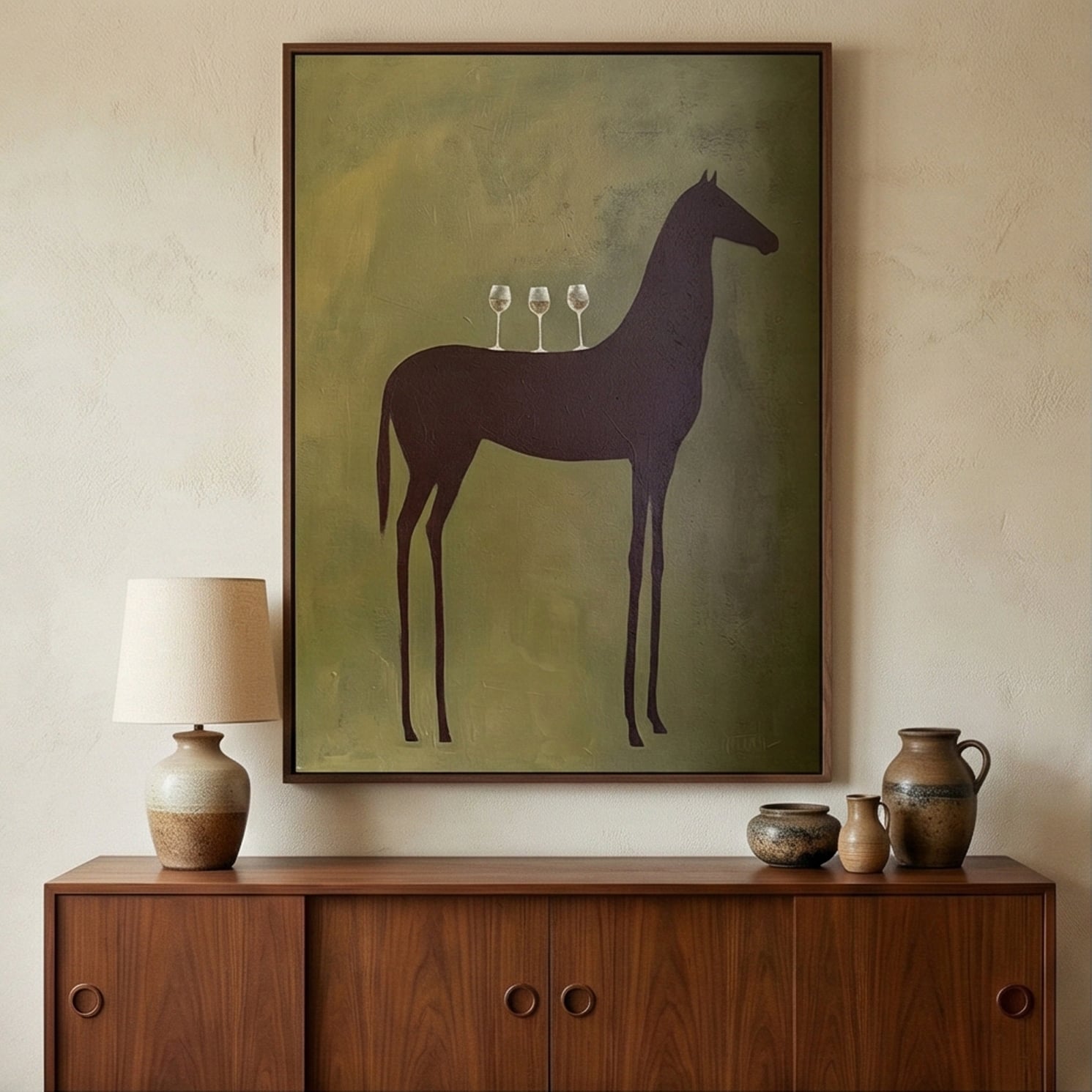 Vintage Americana Art | Quiet Toast