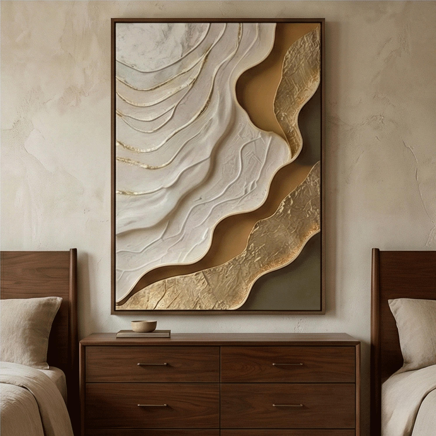Contemporary Luxe Art | Layered Currents