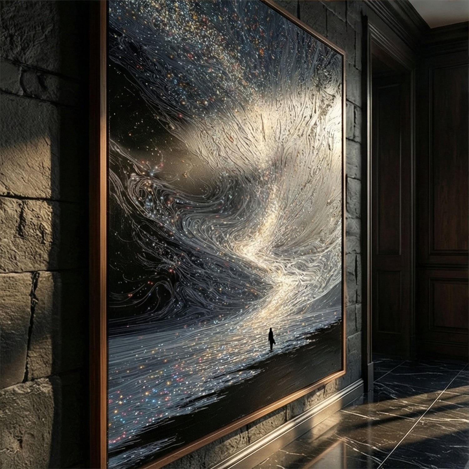 Surreal Art | Cosmic Shore Solitude