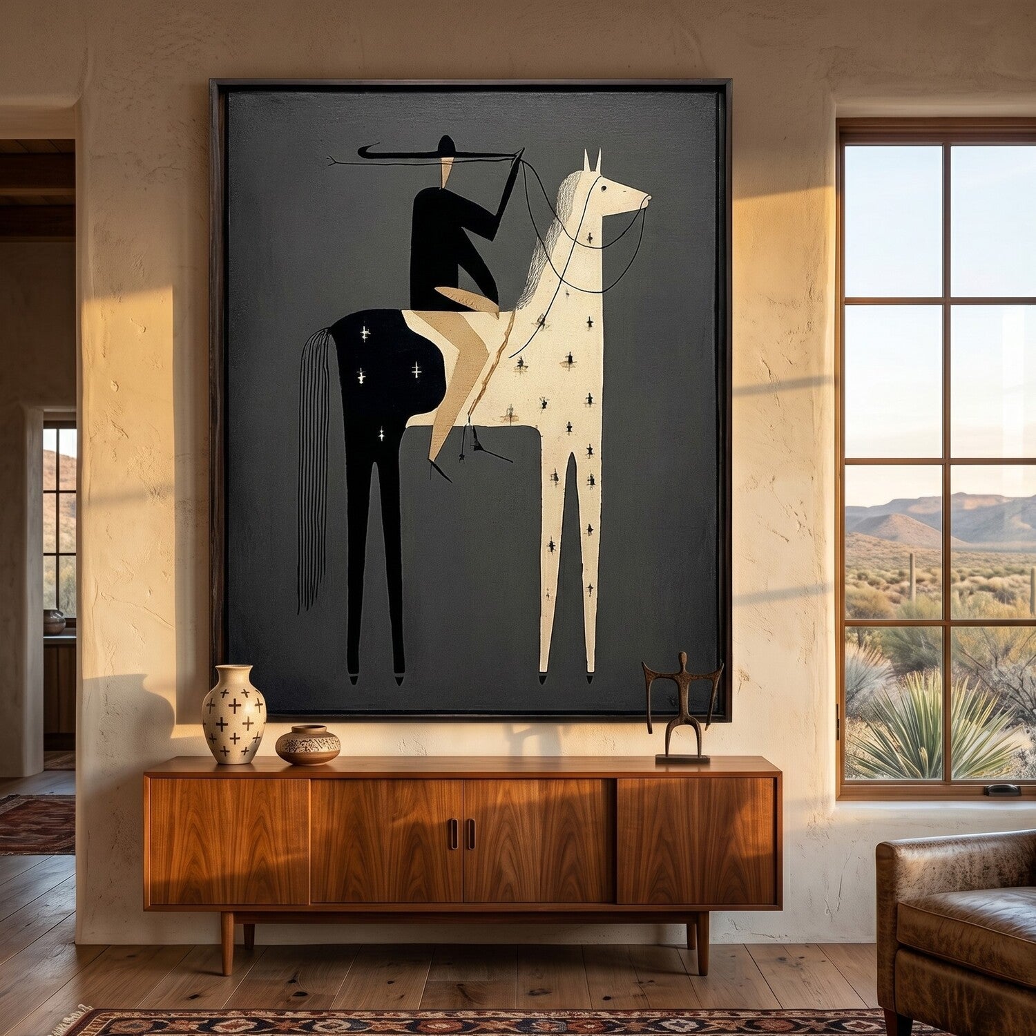 Vintage Americana Art | Night Watch