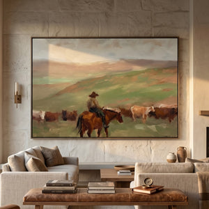 Vintage Americana Art | Prairie Stillness