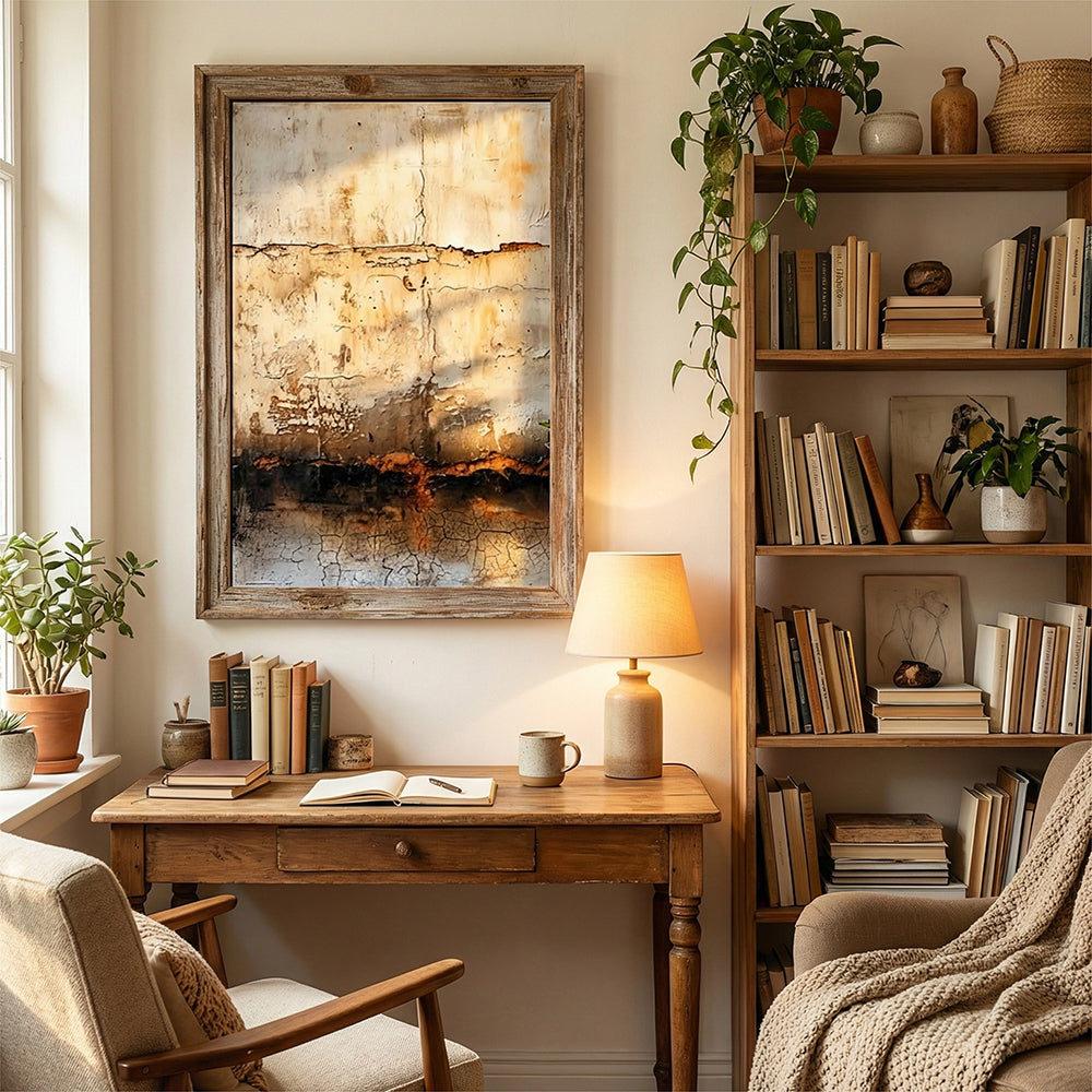 Abstract Art | Sunlit Patina Echo