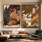 Between Autumn Boughs — front view in a living space