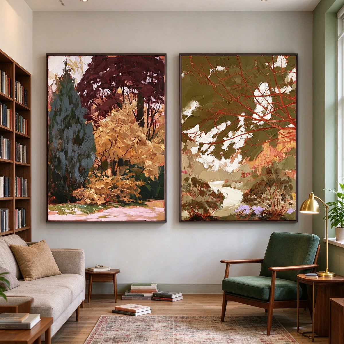 Between Autumn Boughs — artwork in an interior setting 4