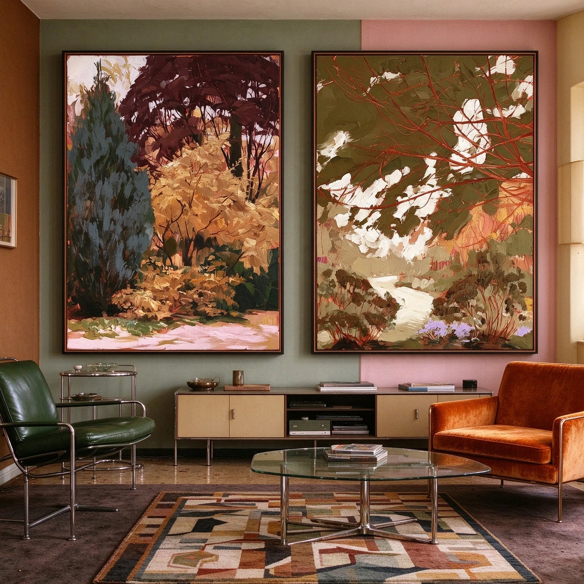 Between Autumn Boughs — artwork in an interior setting 5