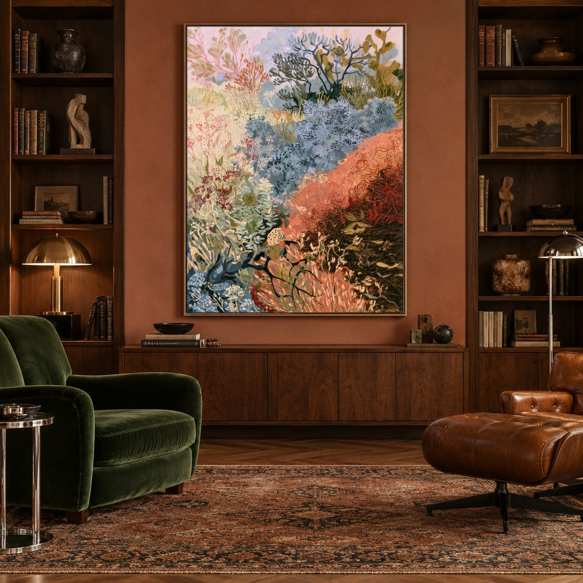Garden in Crescendo — artwork in an interior setting 6