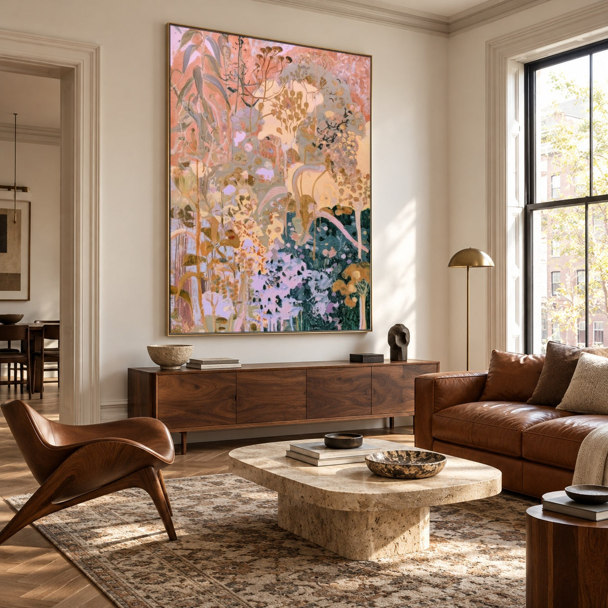 Petals Beyond the Arch — artwork in an interior setting 5