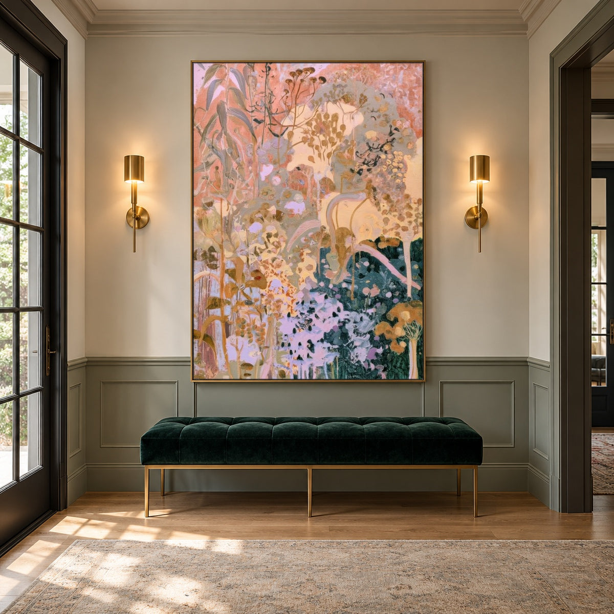 Petals Beyond the Arch — artwork in an interior setting 6