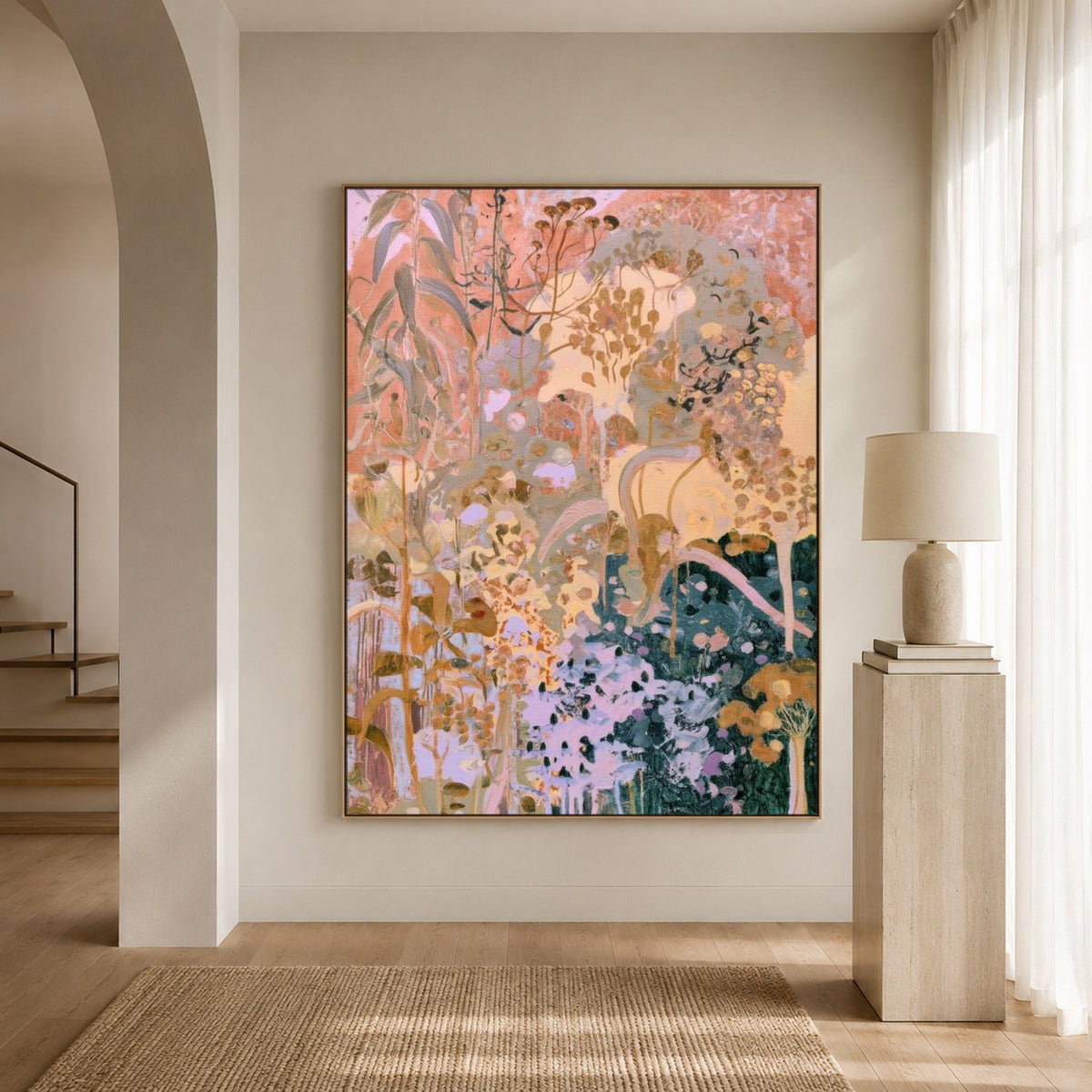 Petals Beyond the Arch — artwork in an interior setting 8