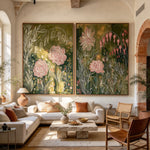 Roses in the Green — artwork in an interior setting 4