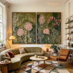 Roses in the Green — artwork in an interior setting 6