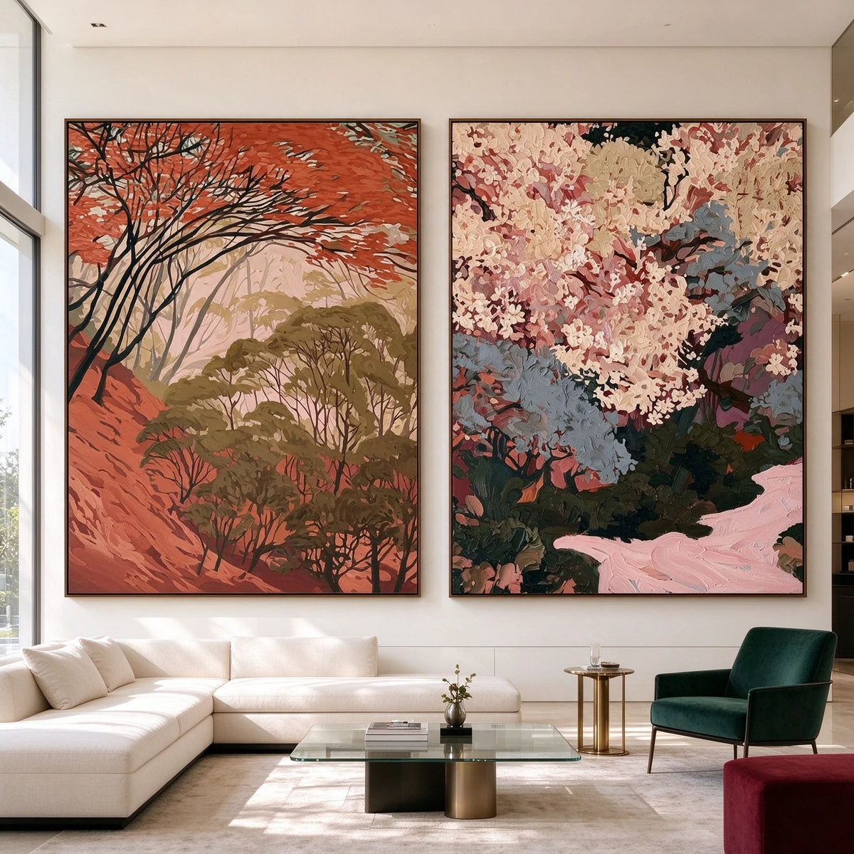 Seasons in Conversation — artwork in an interior setting 3
