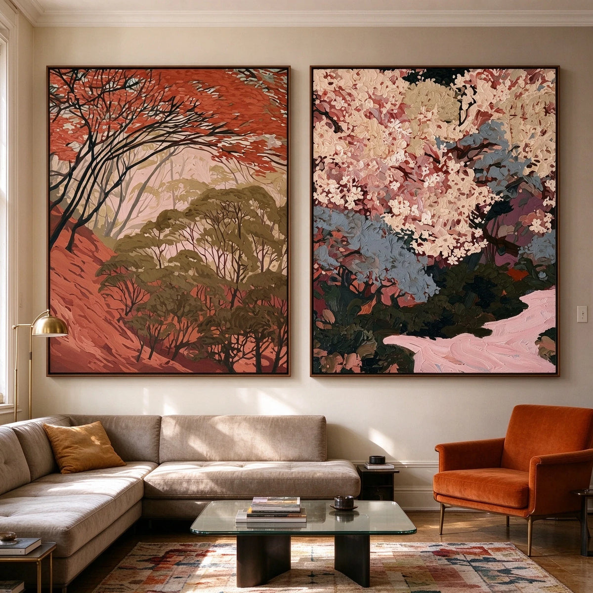 Seasons in Conversation — artwork in an interior setting 4