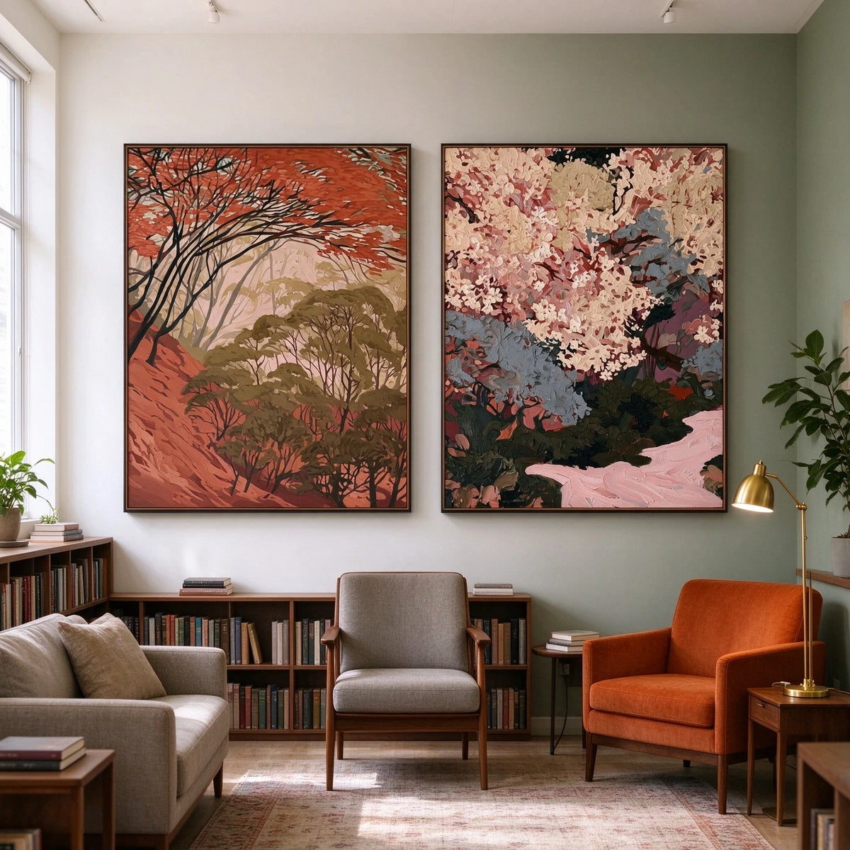 Seasons in Conversation — artwork in an interior setting 5