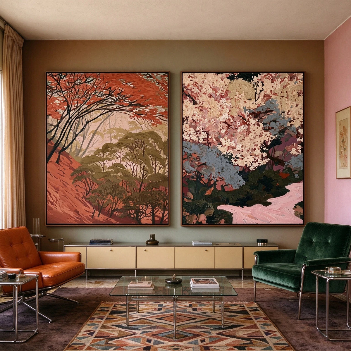Seasons in Conversation — artwork in an interior setting 6