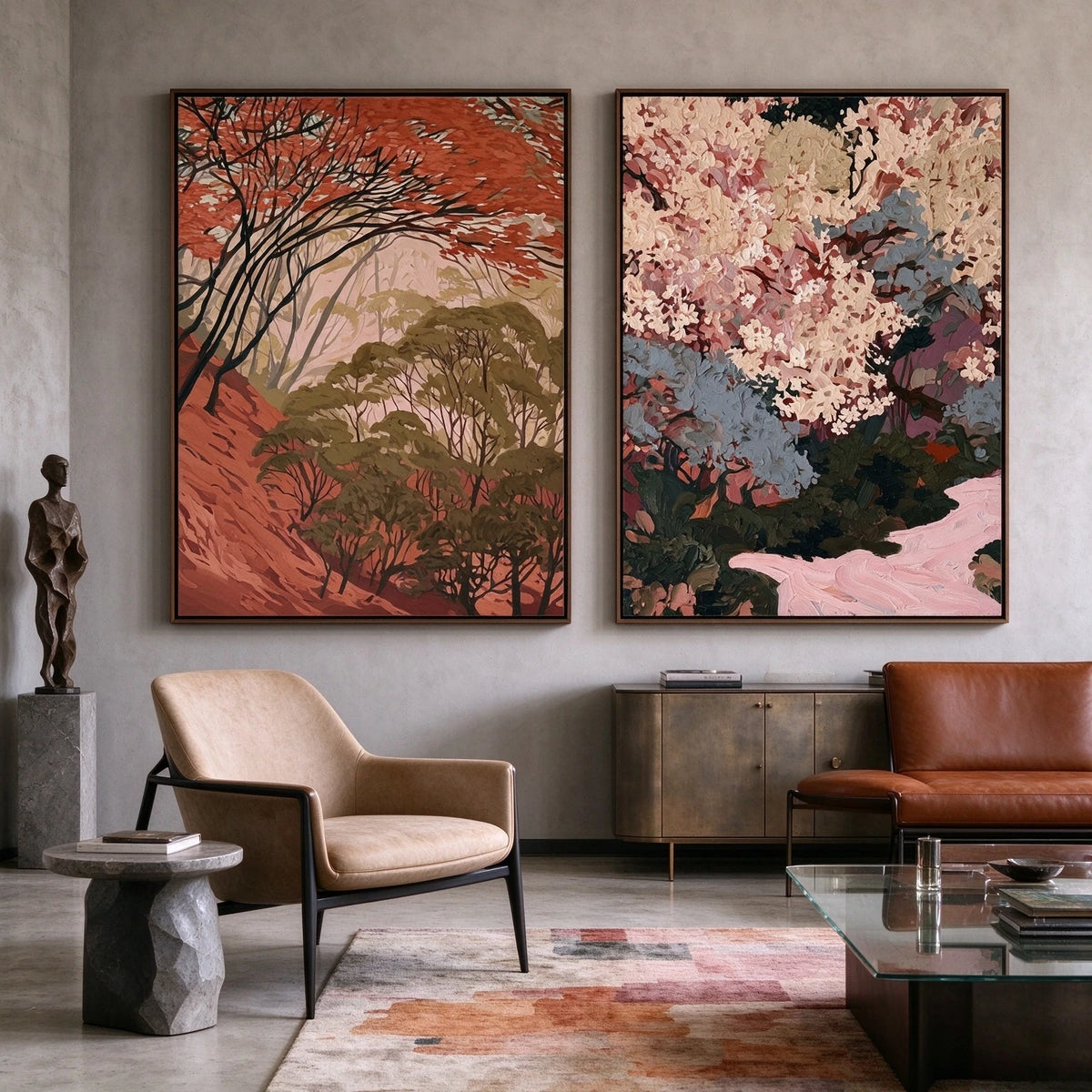Seasons in Conversation — artwork in an interior setting 7
