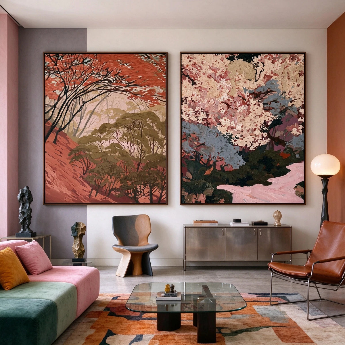 Seasons in Conversation — artwork in an interior setting 8