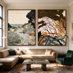 Where Branches Wander — front view in a living space