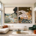 Where Branches Wander — artwork in an interior setting 3