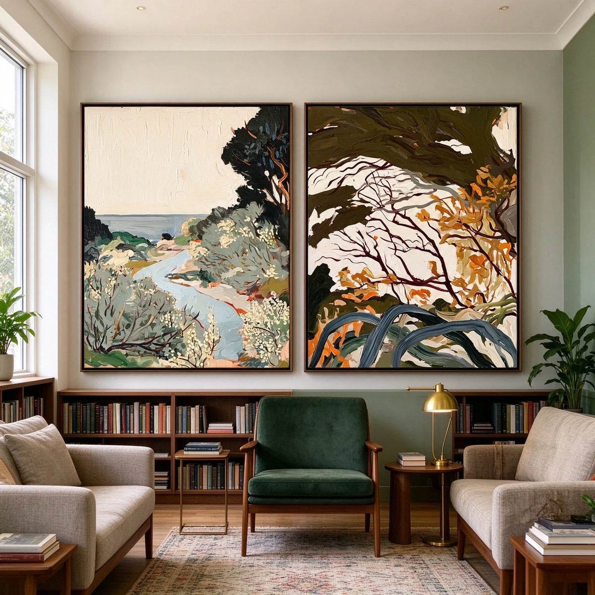 Where Branches Wander — artwork in an interior setting 4