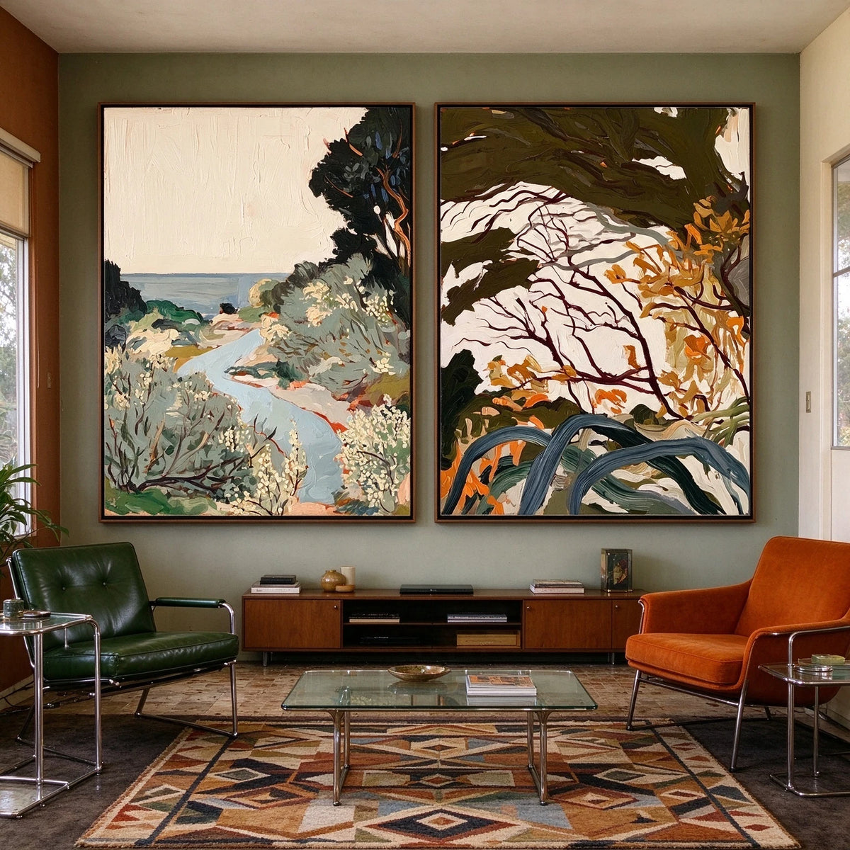 Where Branches Wander — artwork in an interior setting 5