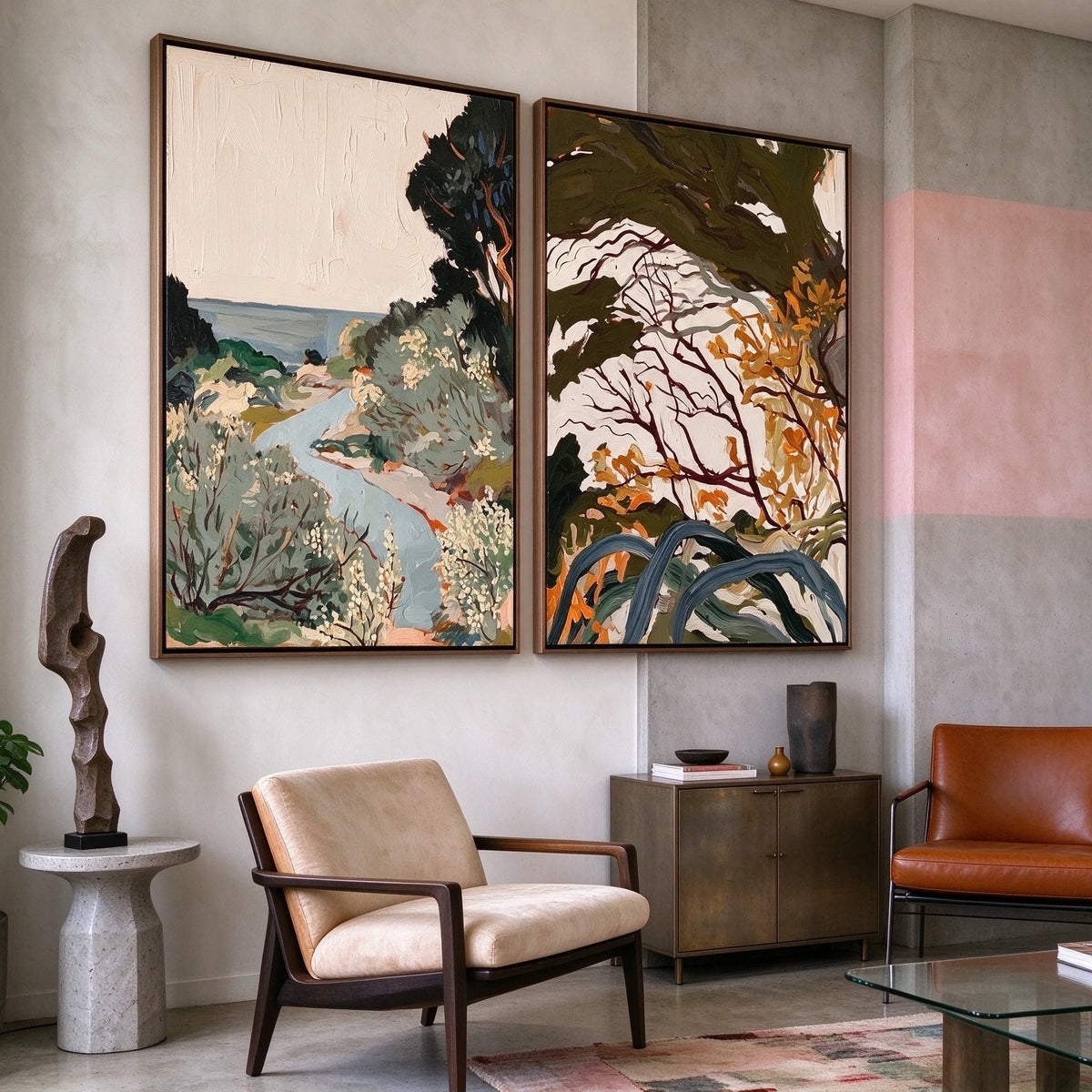 Where Branches Wander — artwork in an interior setting 6