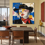 Blue Frontier Muse — artwork in an interior setting 6