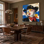 Blue Frontier Muse — artwork in an interior setting 8