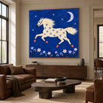Cobalt Moon Gallop — artwork in an interior setting 3