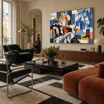 Cowgirl in Fragments — featured artwork in a living space