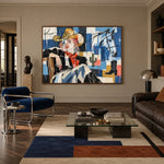 Cowgirl in Fragments — artwork in an interior setting 4